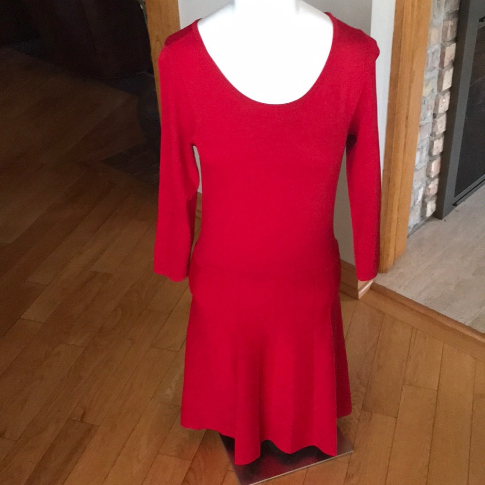 Red Ann Taylor dress
